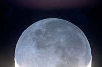 Moon and Earthshine photo