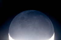 Moon and Earthshine photo