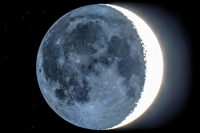 Earthshine photo