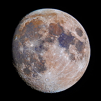 Gibbous Moon photo