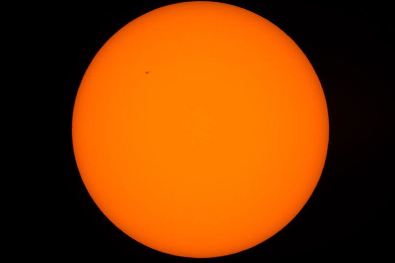 Mouseover or tap on image for sunspot labels